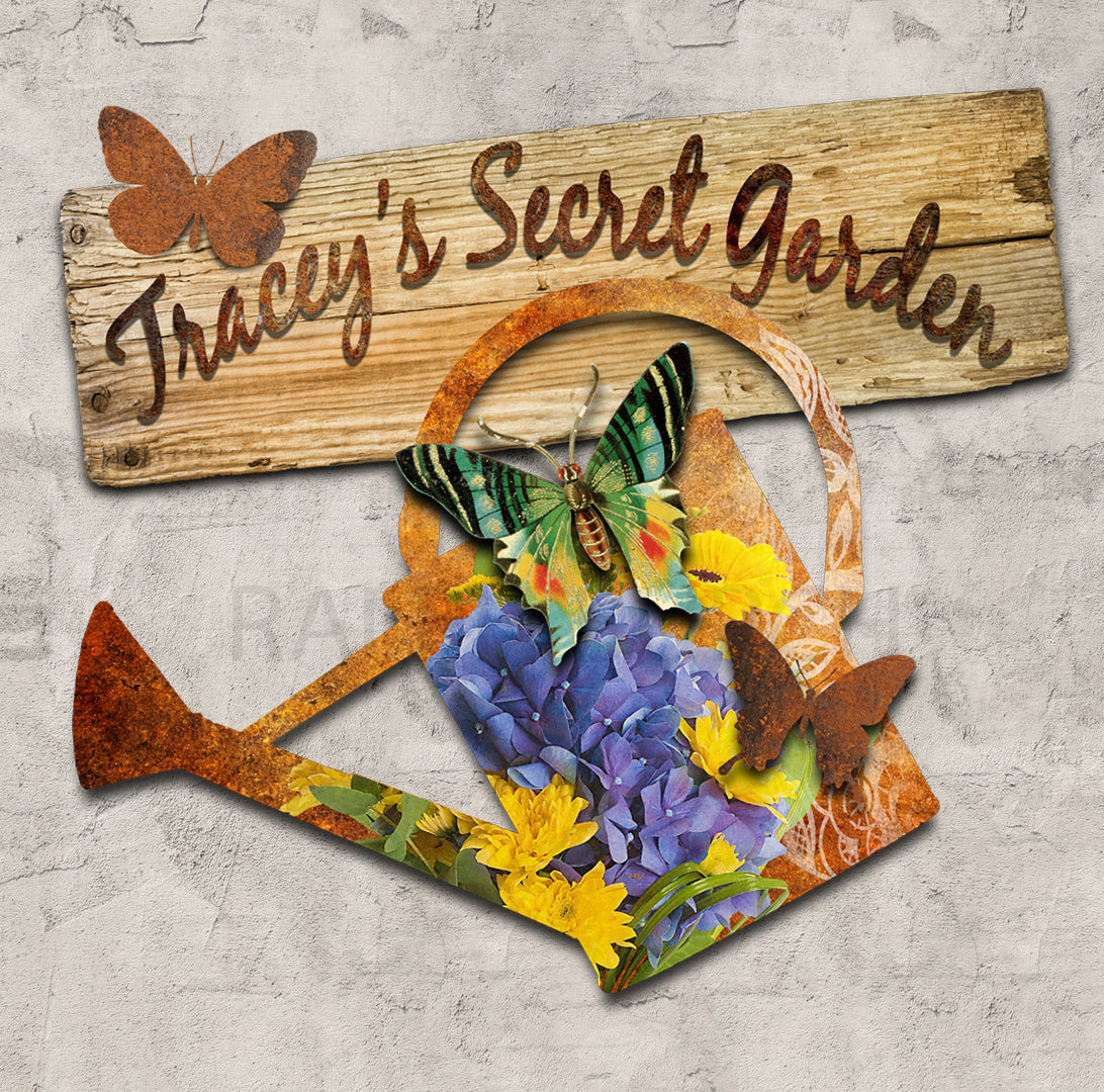 My Secret Garden Dimensional Metal Wall Art by Ralph Burch